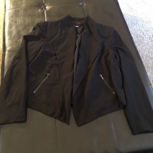 Black Cropped Jacket XL